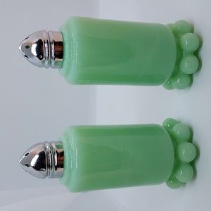 Vintage Reproduction Jadeite Shakers Candlewick
